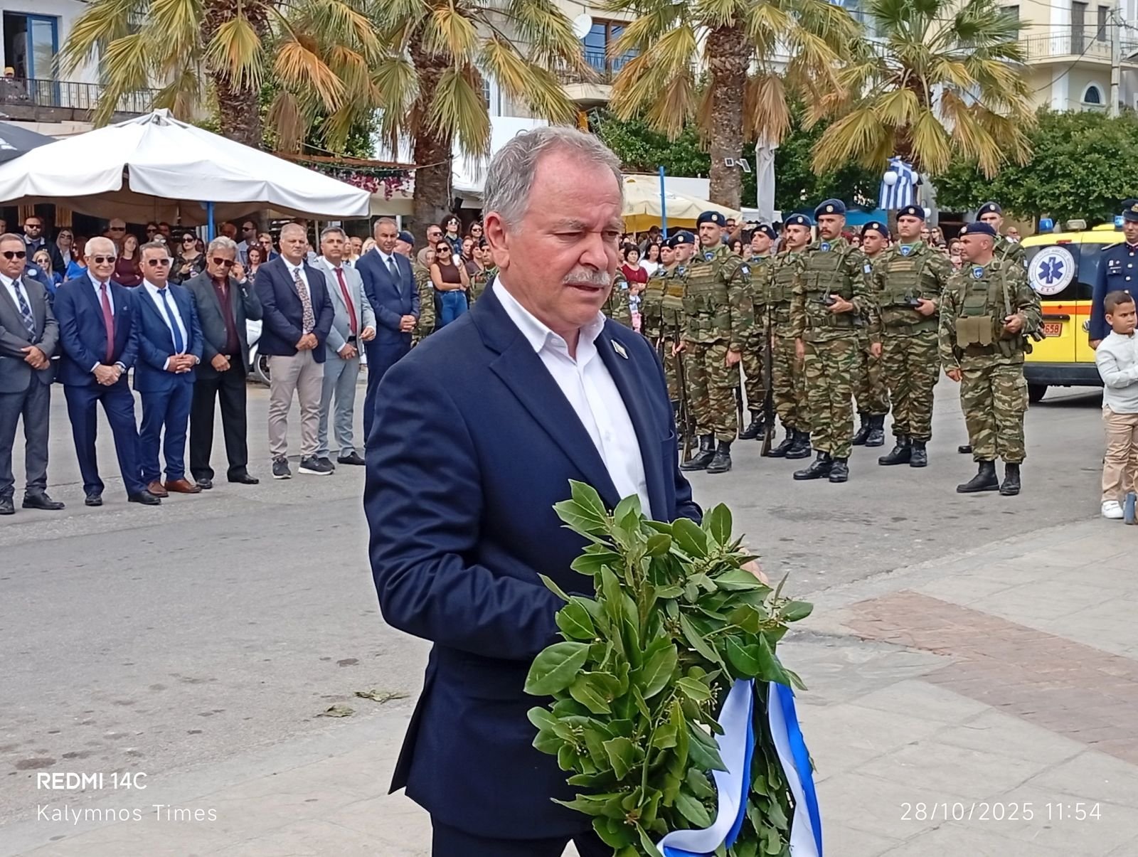 Ο Δήμαρχος Καλυμνίων κ. Ιωάννης Μαστροκούκος.