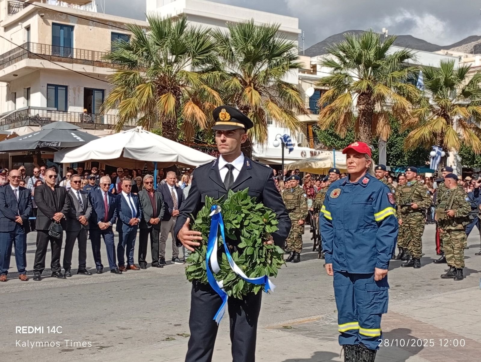 Ο Διοικητής του Εθελοντικού Πυροσβεστικού Σταθμού Καλύμνου, Ανθυποπυραγός κ. Θεόδωρος Κυτίδης.