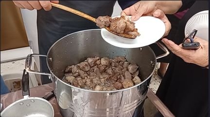 ...the meat is ready to be consumed or to be preserved in a container with a thick layer of fat on top ...the meat is ready to be consumed or to be preserved in a container with a thick layer of fat on top