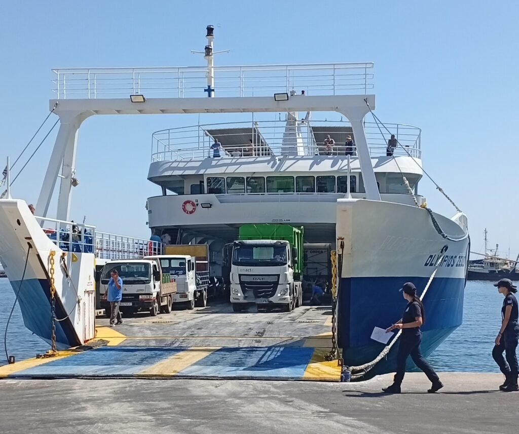 ferry boat kalymnos port