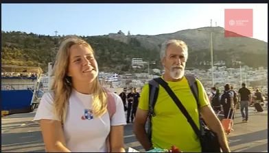 Η Πρωταθλήτρια Ελλάδας Στίβου 2024 Κ18 Ειρήνη Μαρίνου και ο προπονητής της Ξενοφώντας Κουτελλάς 17-6-2024 Η Πρωταθλήτρια Ελλάδας Στίβου 2024 Κ18 Ειρήνη Μαρίνου και ο προπονητής της Ξενοφώντας Κουτελλάς 17-6-2024