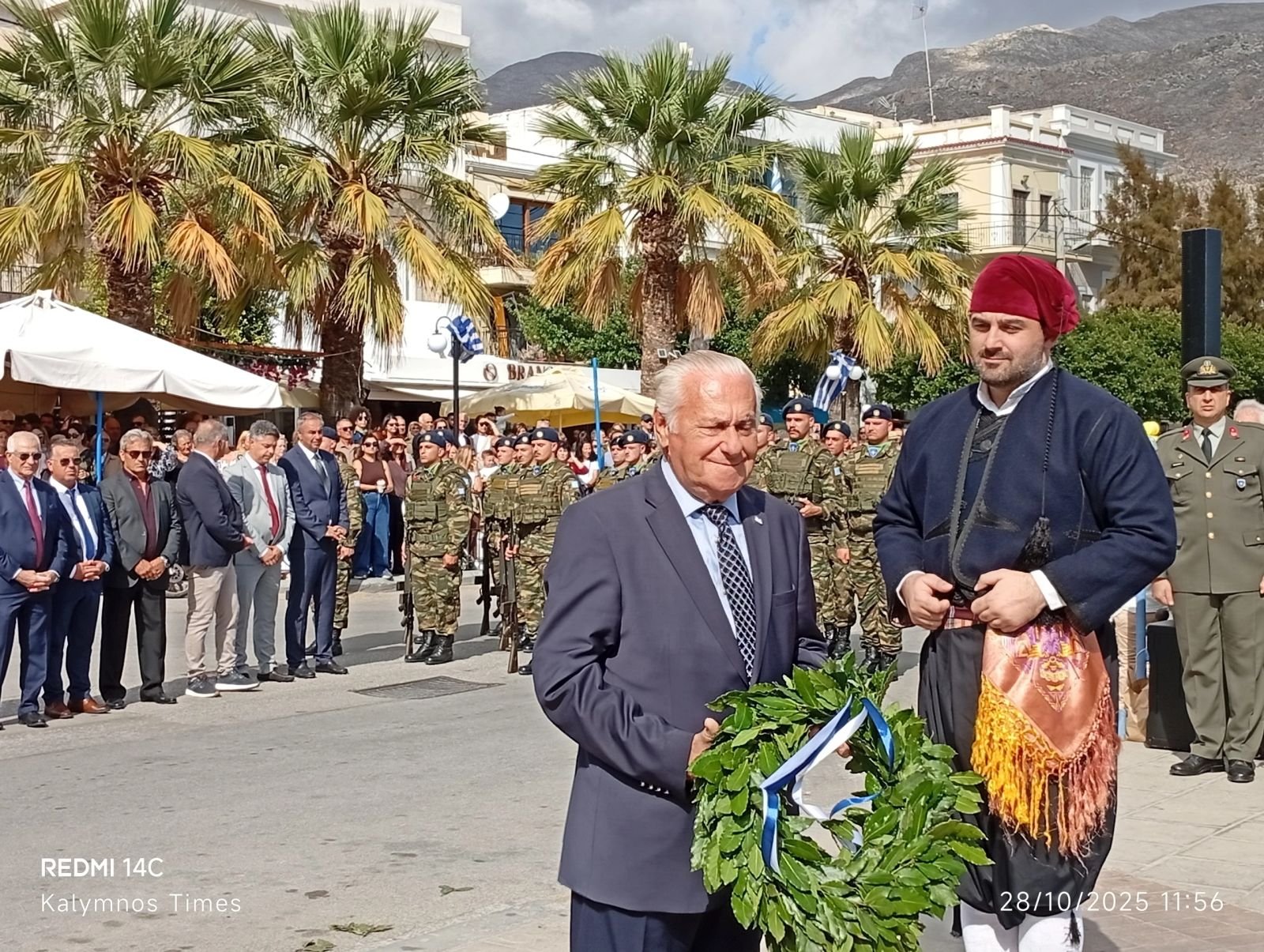 Ο Πρόεδρος του Δημοτικού Συμβουλίου Καλυμνίων κ. Δημήτριος Μαραγκός.